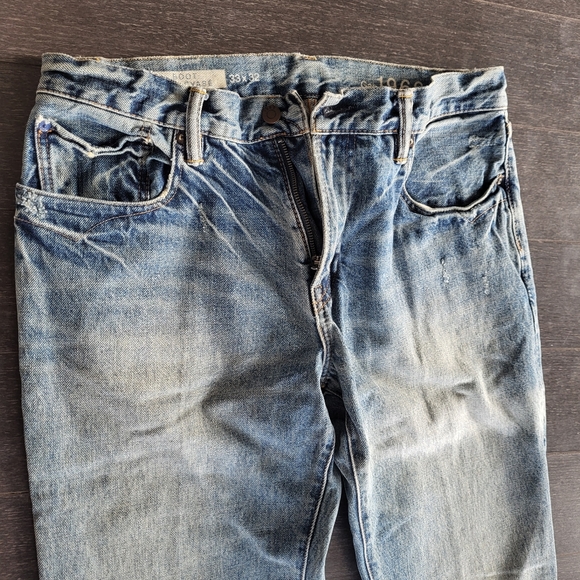 Vintage Gap Faded Blue Denim Jeans Semi Boot Cut - Picture 3 of 13